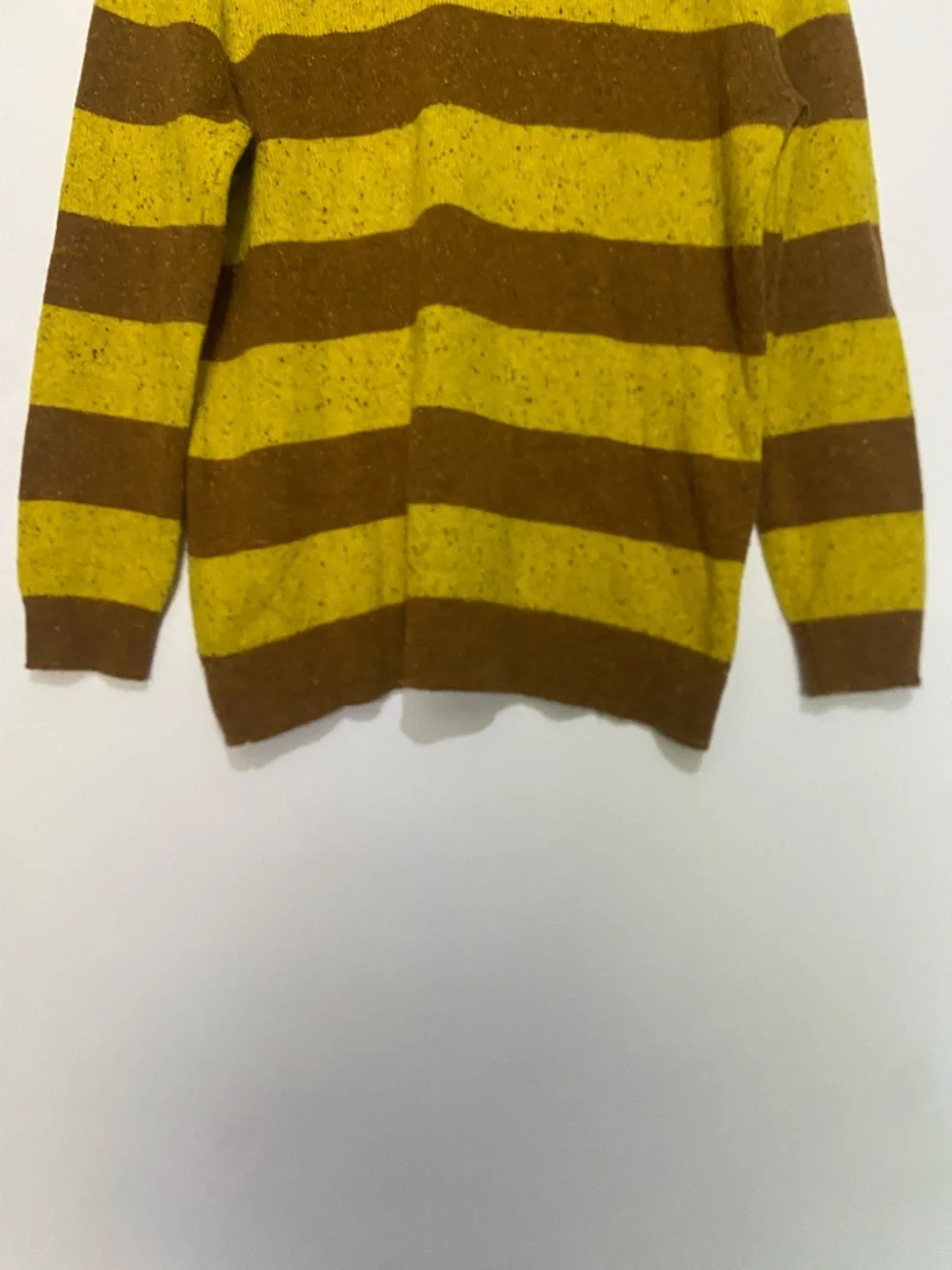 J.Crew M Wool Blend Striped Sweater